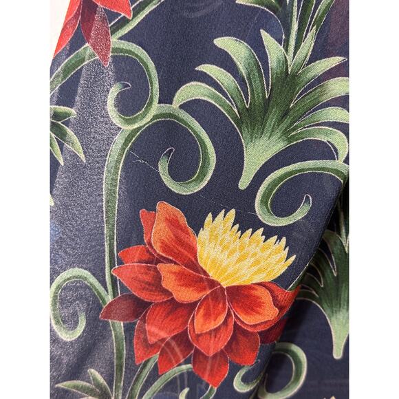 Farm Rio Black Mixed Arabesque Scarves Long Sleeve Mini Dress Size XS NWT Chic - Picture 16 of 16